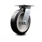 Service Caster 8 Inch Heavy Duty Top Plate Rubber on Aluminum Swivel Caster with Roller Bearing SCC-35S820-RAR - alternate 1